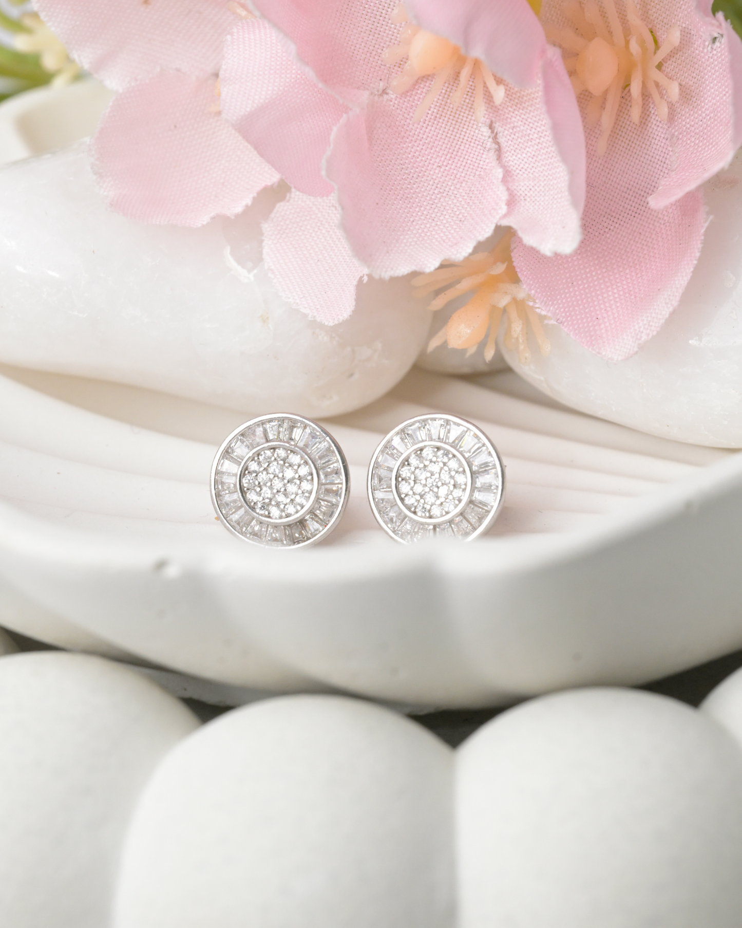 Orbit Sparkle Studs Earrings