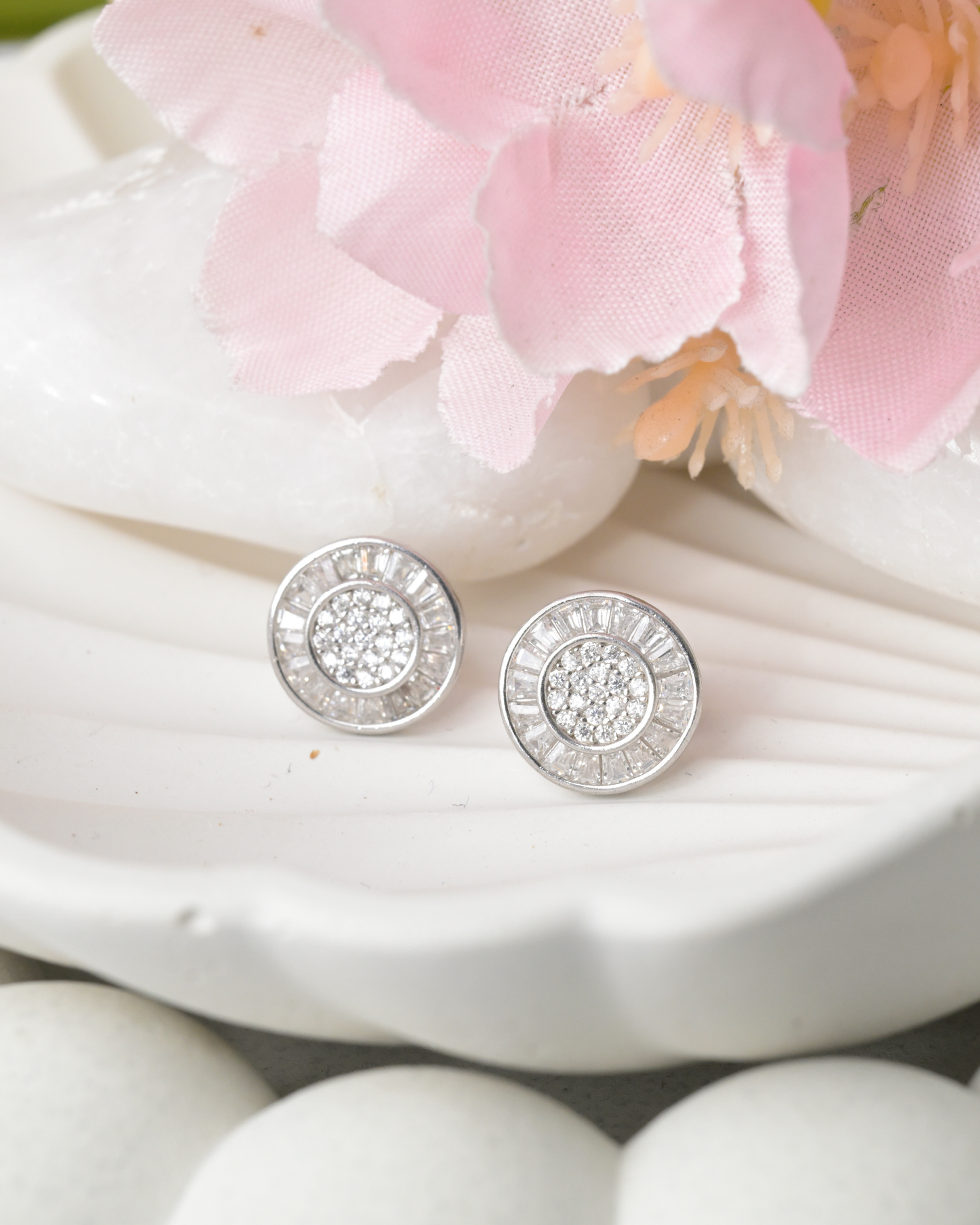Orbit Sparkle Studs Earrings