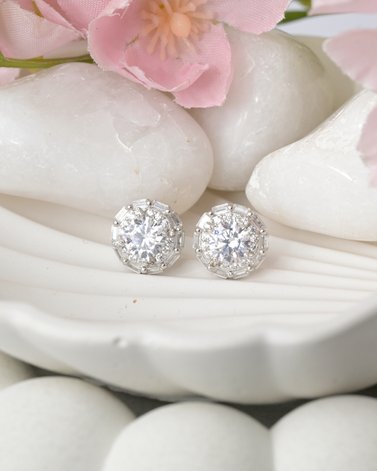 Classic Sparkle Studs Earring