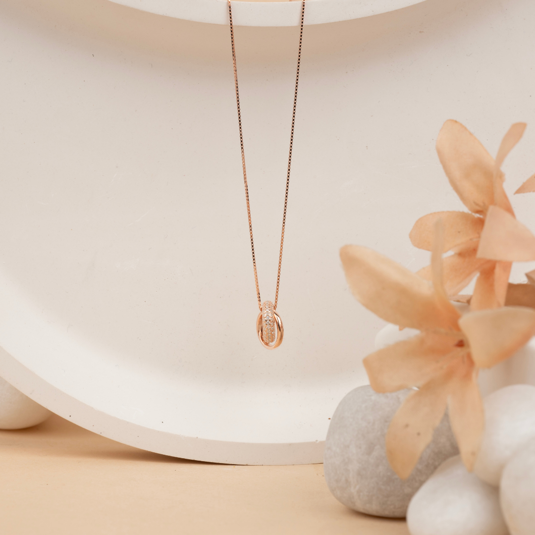 Infinity Embrace Sparkle Pendant
