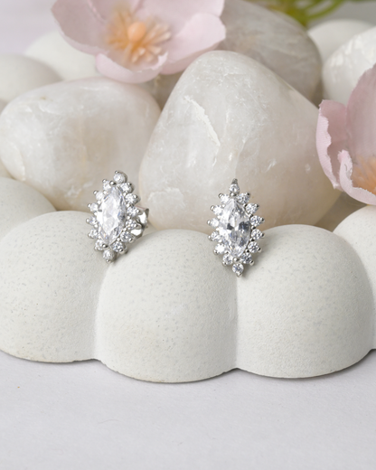 Celestial Marquise Stud Earrings