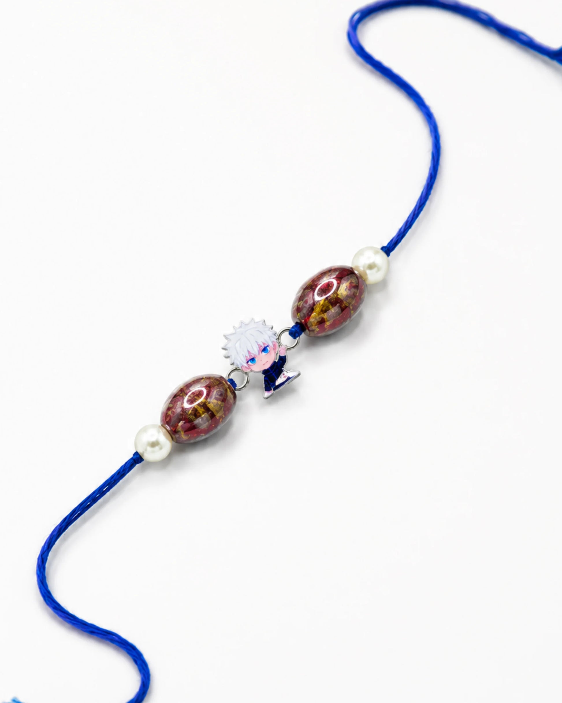 925 Silver Anime Rakhi | Chibi Character Design - Rakhi