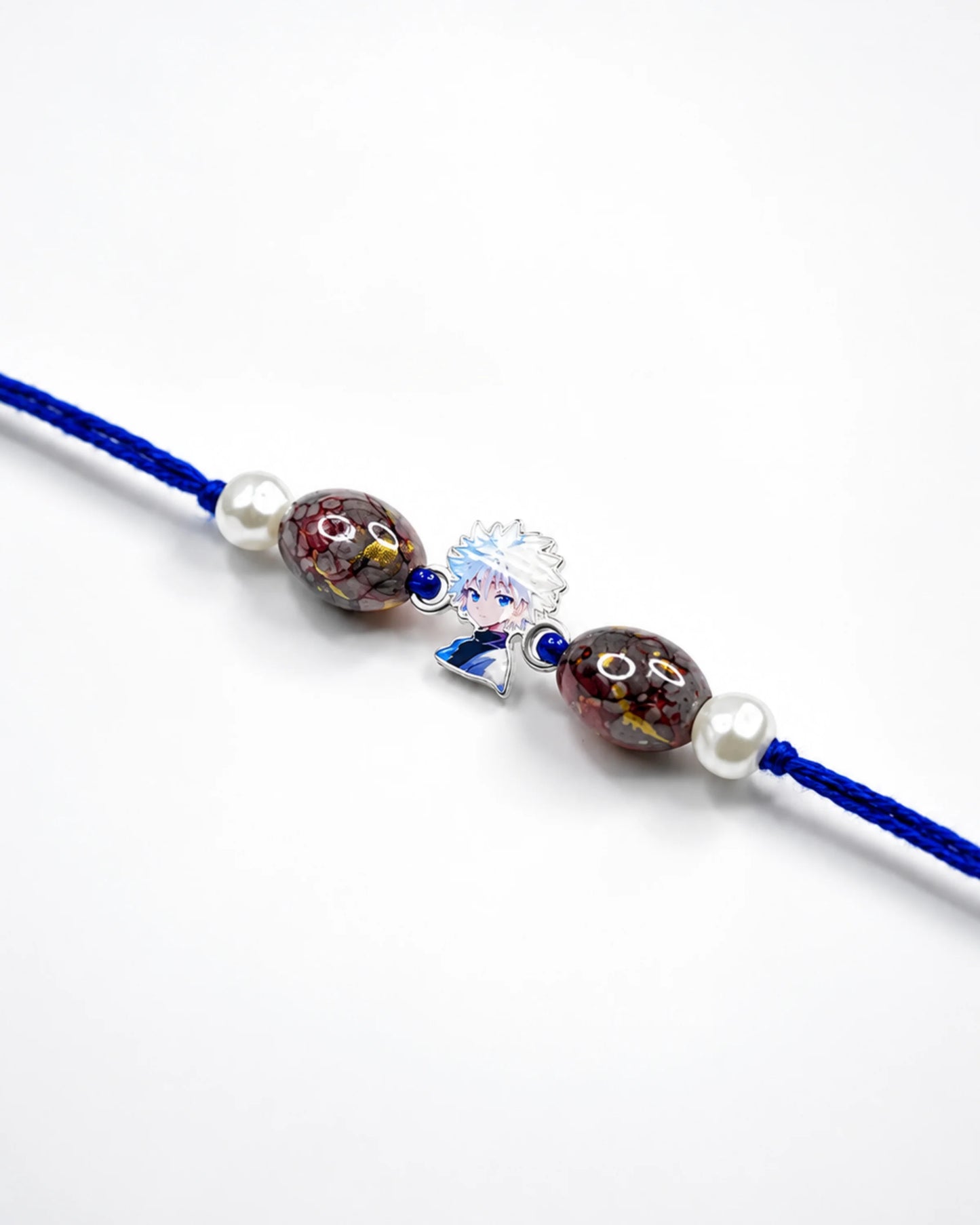 925 Silver Anime Rakhi | Chibi Character Design - Rakhi
