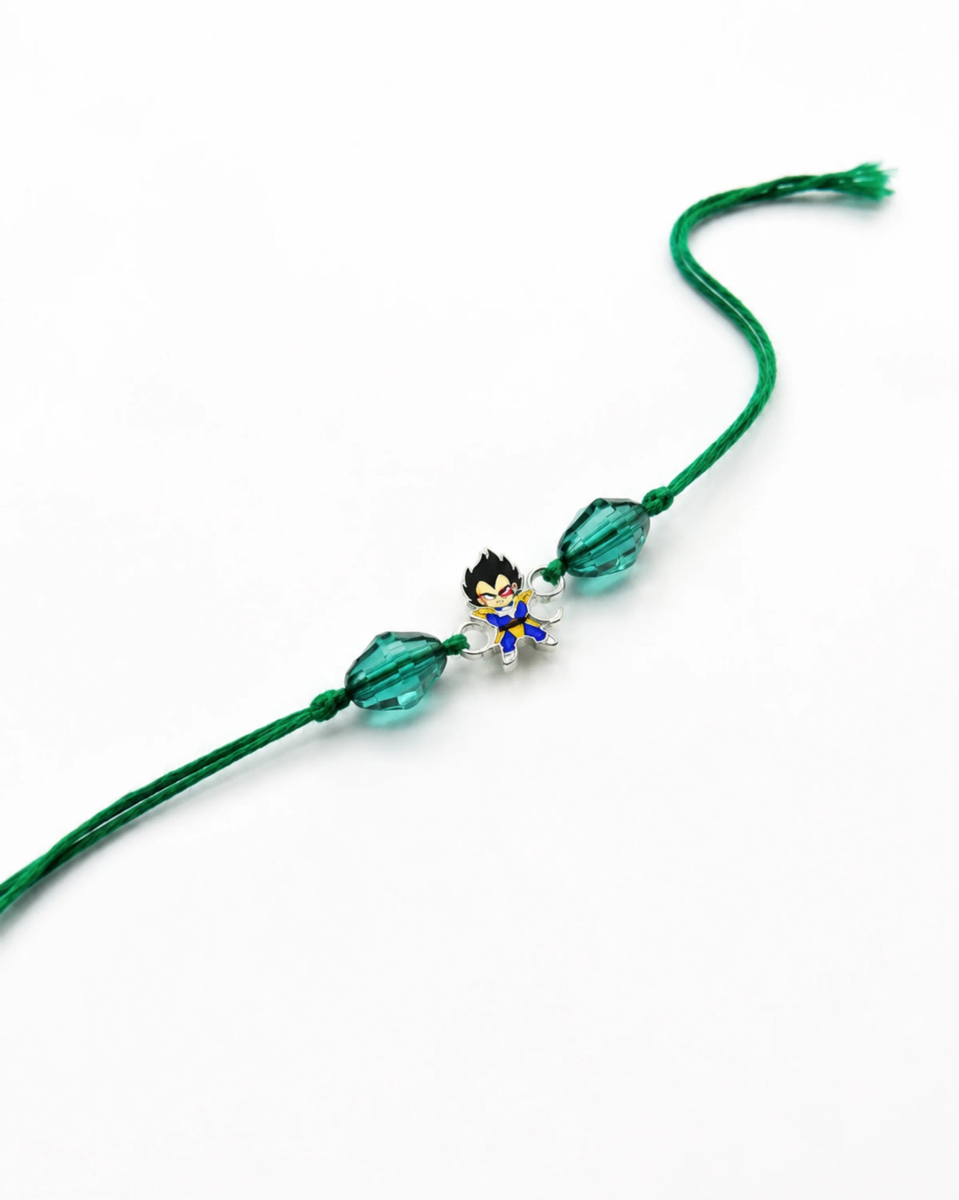 925 Silver Anime Rakhi | Vegeta Character Design - Rakhi