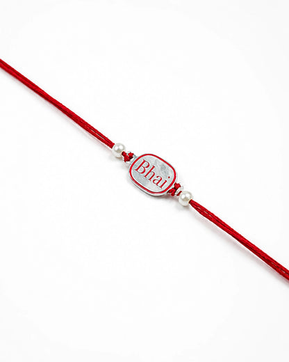 925 Silver Rakhi | Bhai Design - Rakhi