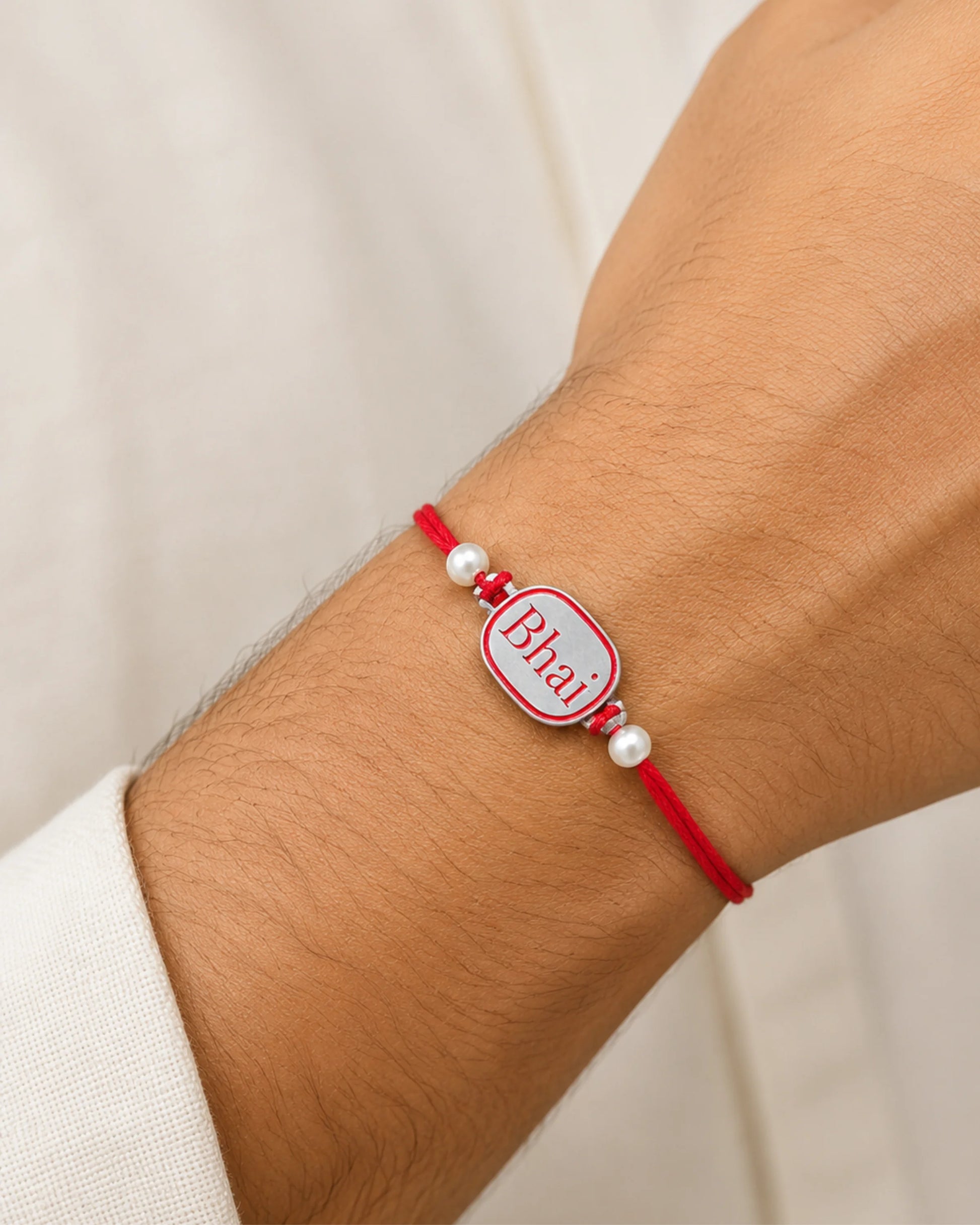 925 Silver Rakhi | Bhai Design - Rakhi