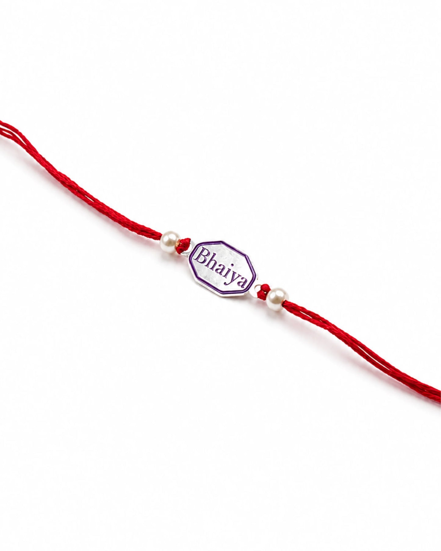 925 Silver Rakhi | Bhaiya Design - Rakhi