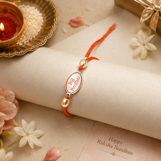 925 Silver Rakhi | Big Brother Design - Rakhi