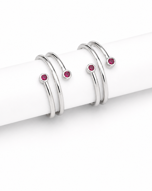 Blush Solitaire Toe Ring | 92.5 Sterling Silver