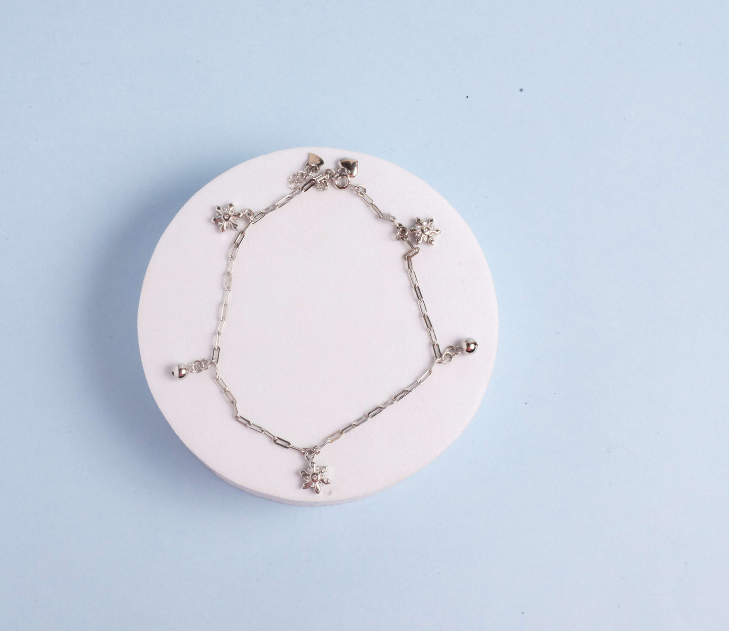 Flower Silver Bracelets
