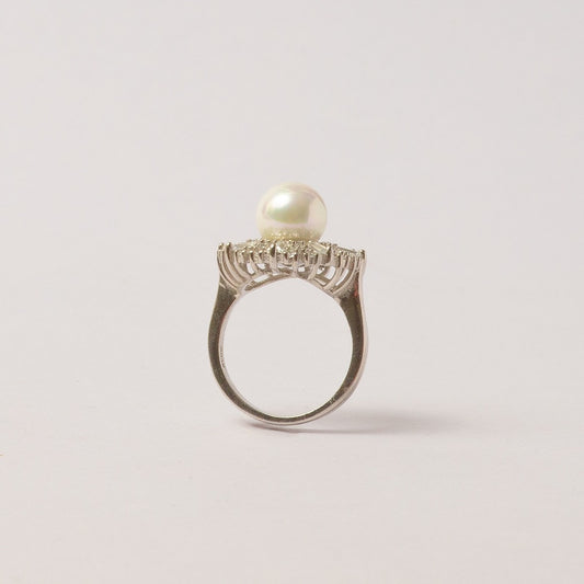 Pearl Silver Ring