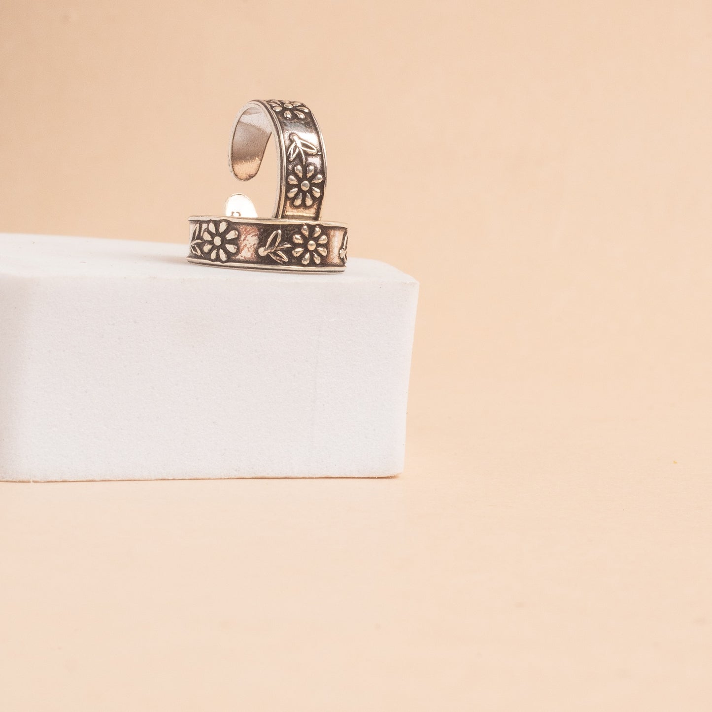 Adjustable 92.5 Silver Toe Ring