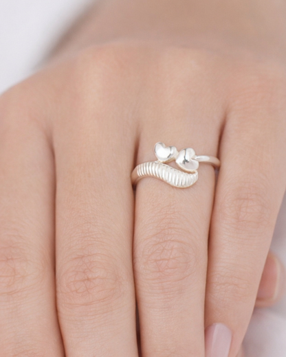 Twin Heart Ring