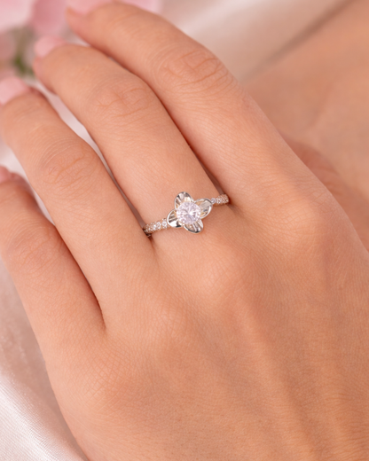 Flora Glow Crystal Ring