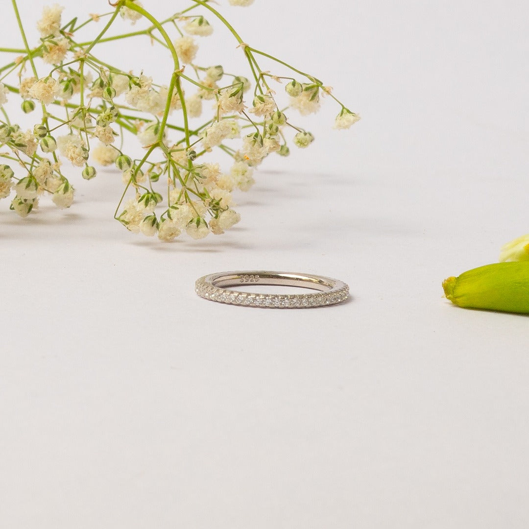 Simple Band Silver Ring