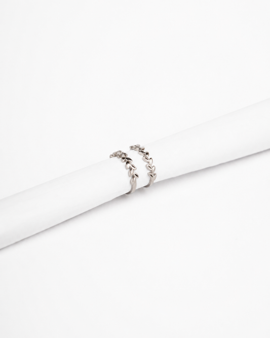 Olive Leaf Toe Rings | 92.5 Sterling Silver