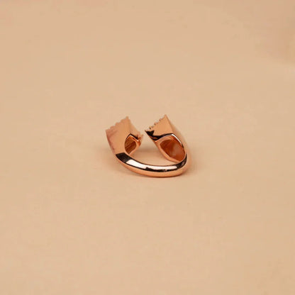 Bezel contemporary ring - Silvinity