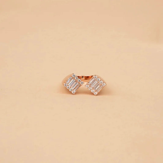 Bezel contemporary ring - Silvinity