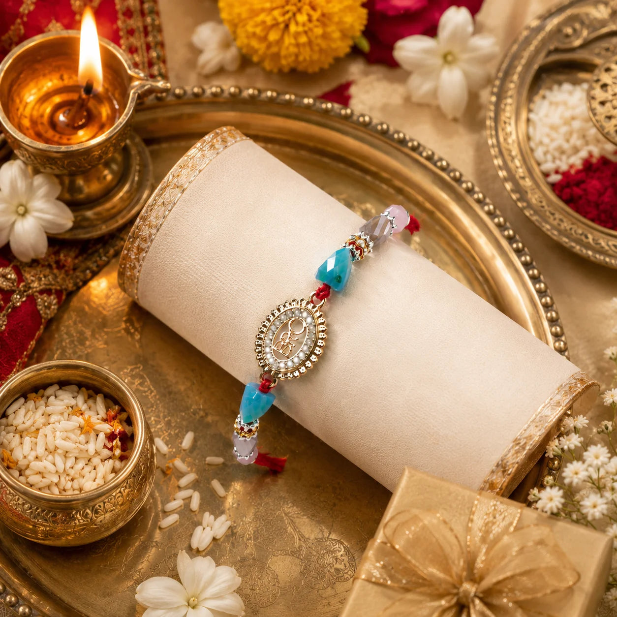 Bhai 925 Sterling Silver Rakhi - Rakhi