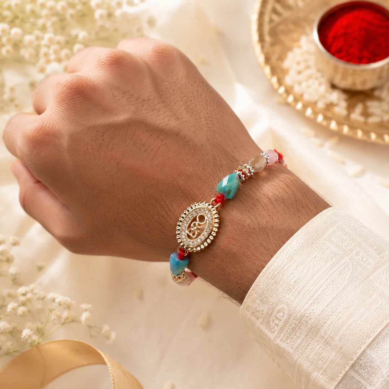 Bhai 925 Sterling Silver Rakhi - Rakhi