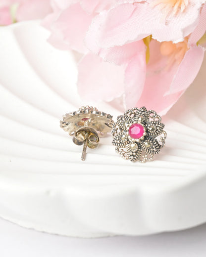Bloom Vintage Stud Earrings - earring