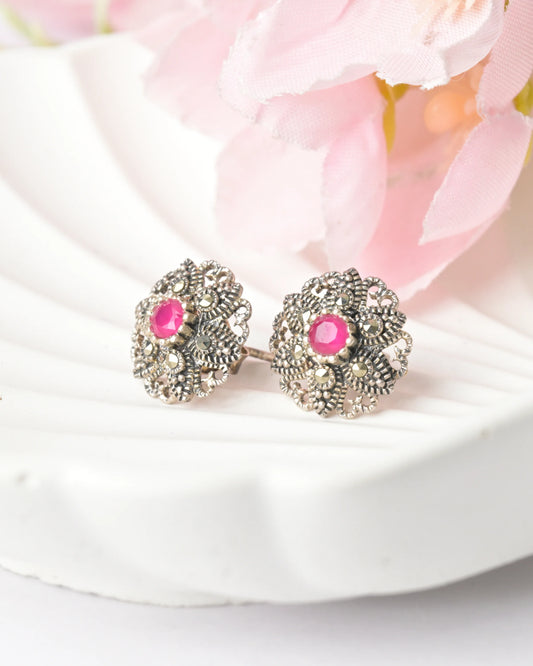 Bloom Vintage Stud Earrings - earring