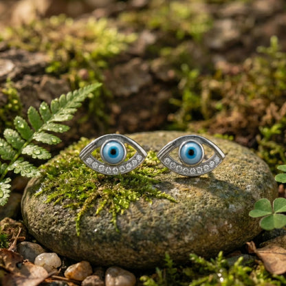 Blue Eye Studs - Silvinity