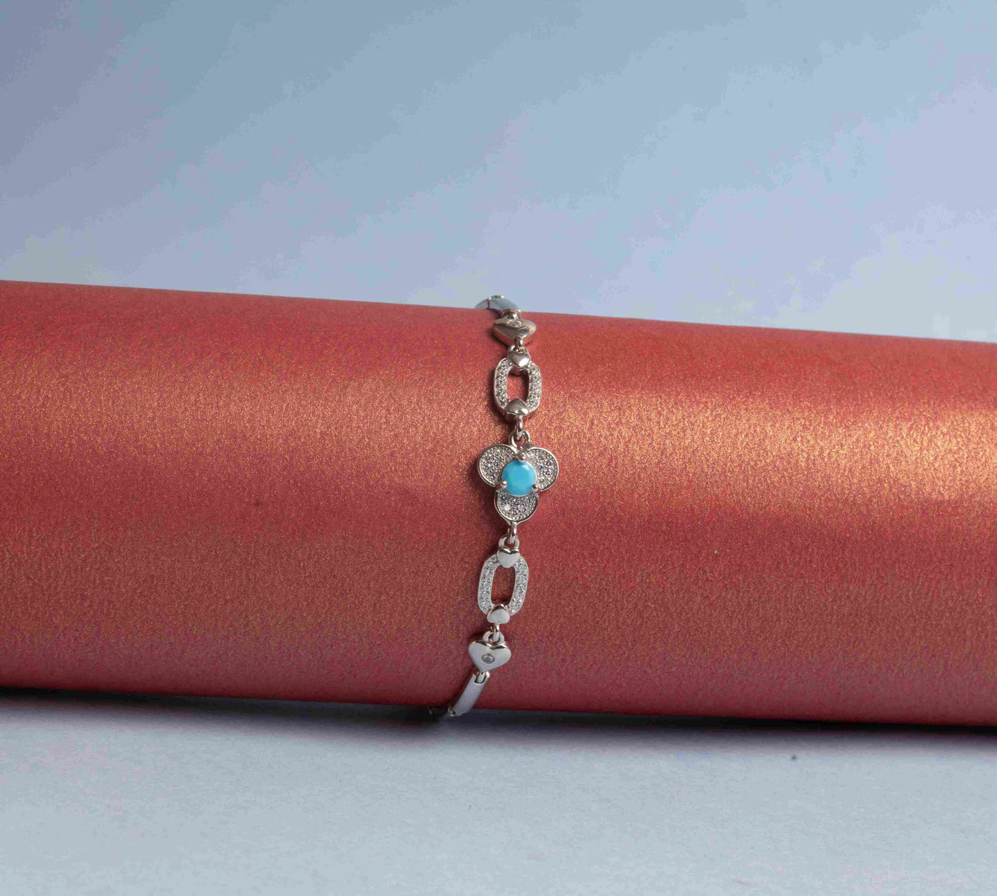 Blue Stone Silver Bracelets - Bracelets
