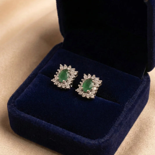 Delicate Stoned Earring - earring