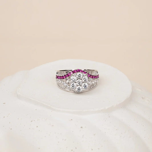 Dew studded ring - 10 - rings
