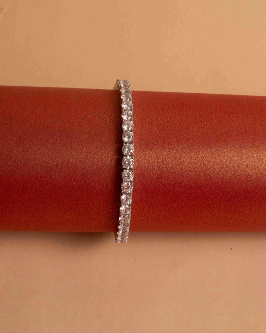 Diamond Silver Bracelets - Bracelets