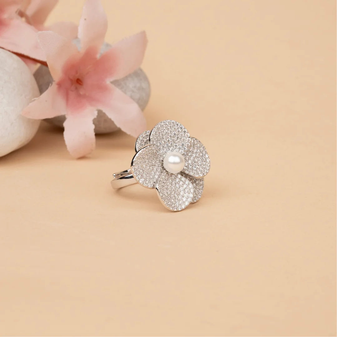 Dreamy Floral ring - ADJUSTABLE - rings