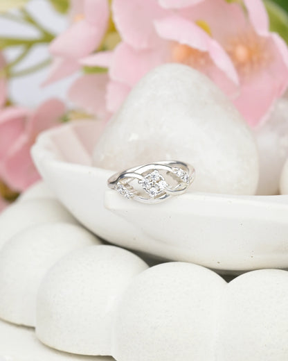 Eternal Knot Sparkle Ring - 16 - rings