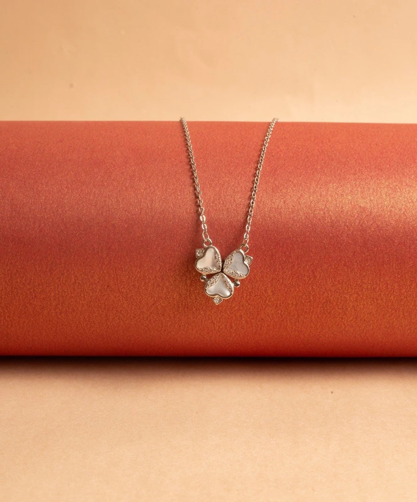 Floral Pendent Silver Chain - Chain Pendant