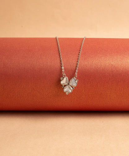 Floral Pendent Silver Chain - Chain Pendant