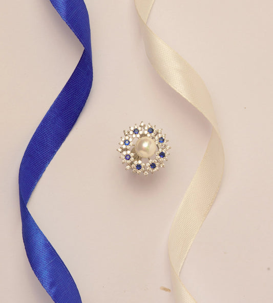 Flower Silver Ring - 16 - rings