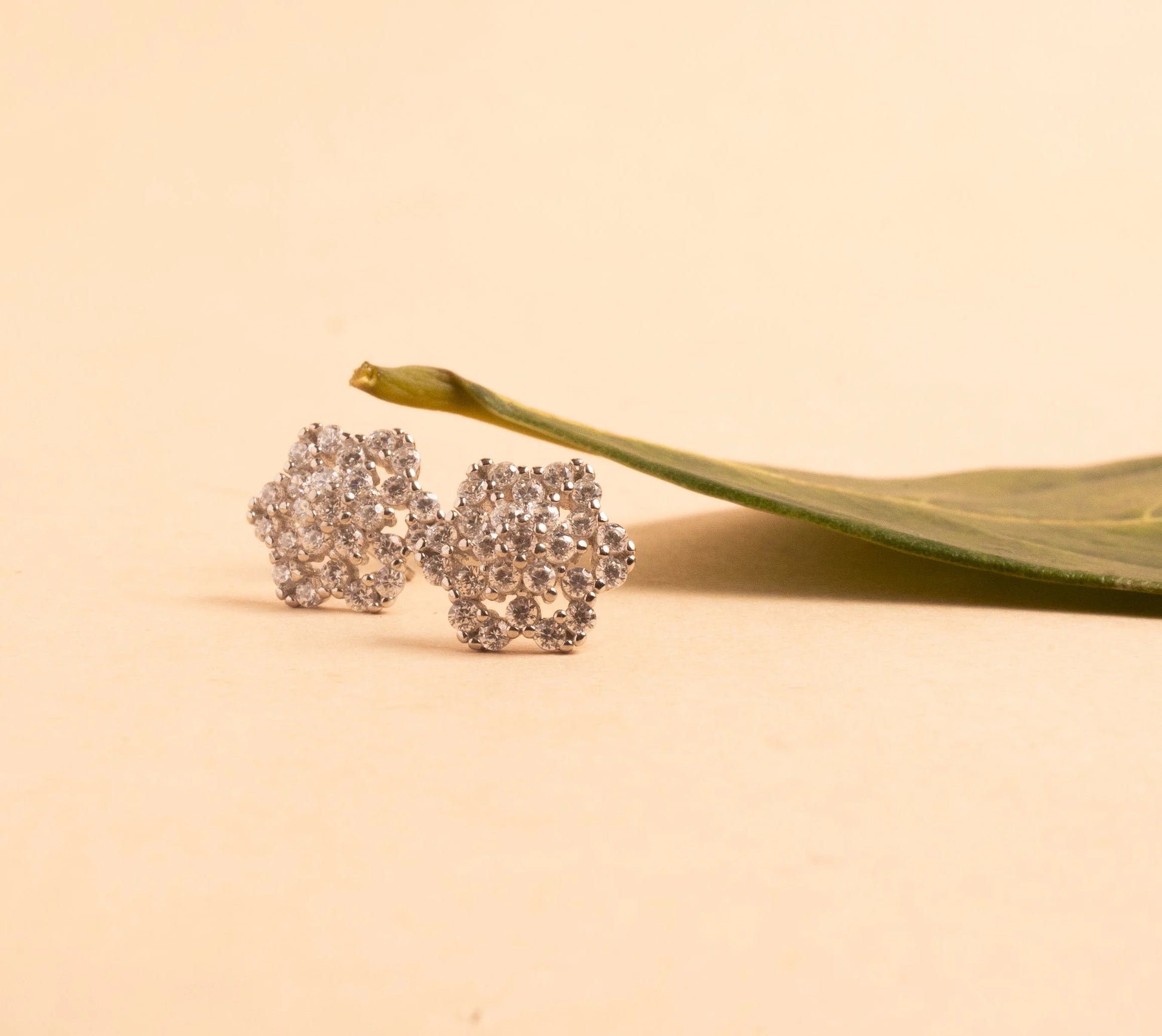 Flower Stud Earrings - earring