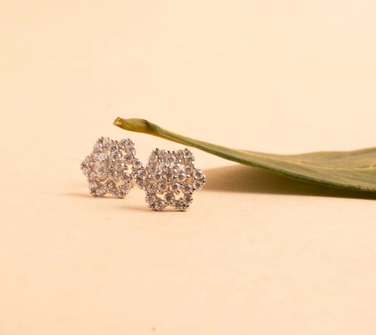 Flower Stud Earrings - earring