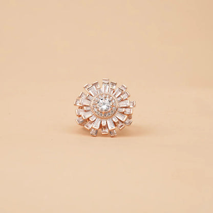 Glam floral Ring - 11 - rings