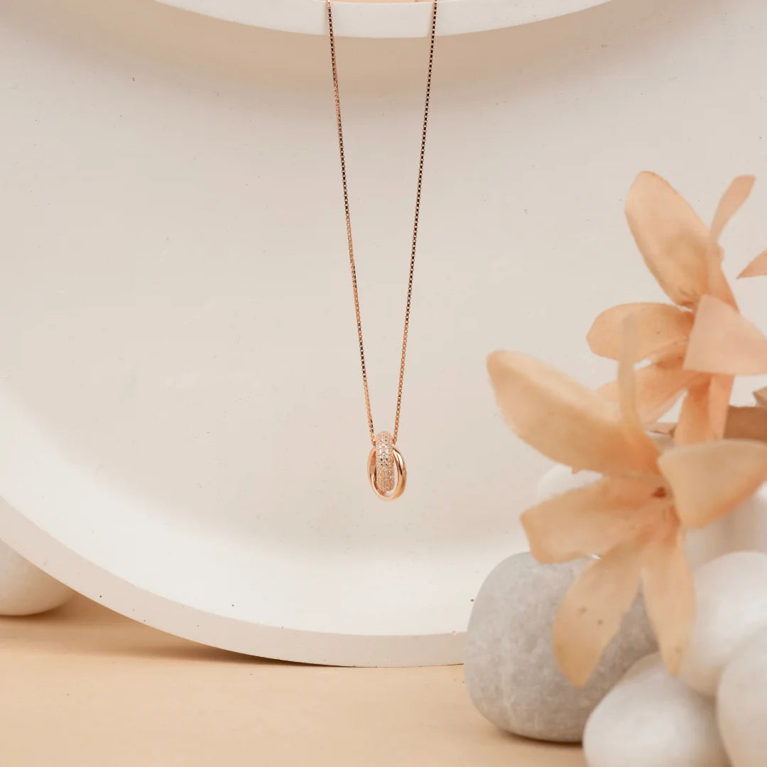 Infinity Embrace Sparkle Pendant - Chain Pendant