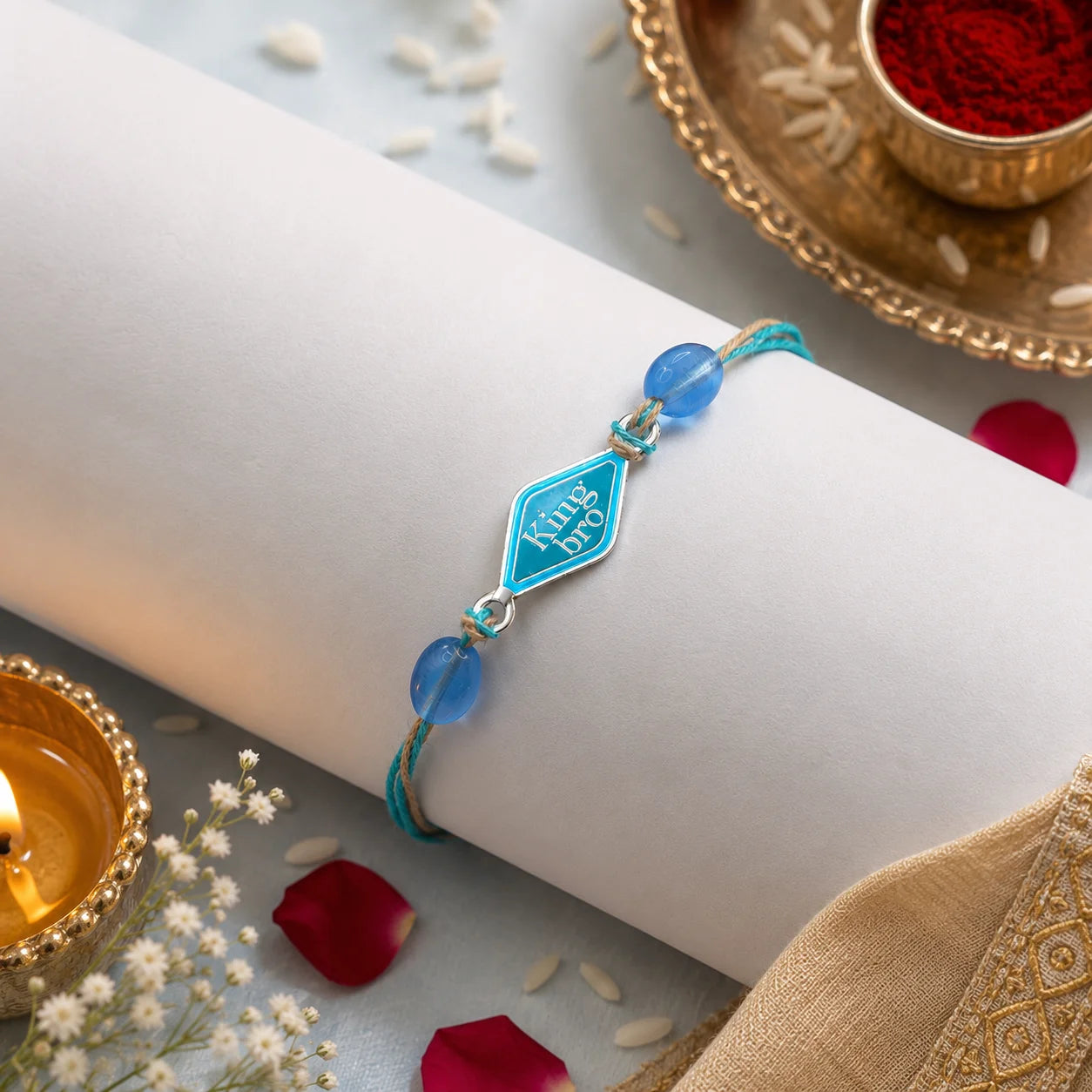 King Bro 925 Sterling Silver Rakhi - Rakhi
