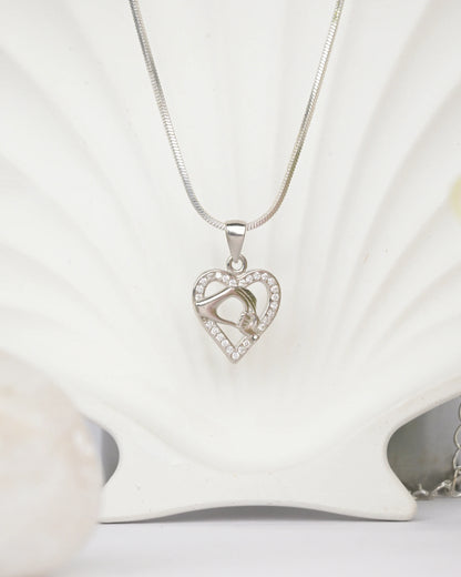 Love Heart Pendant - Chain Pendant