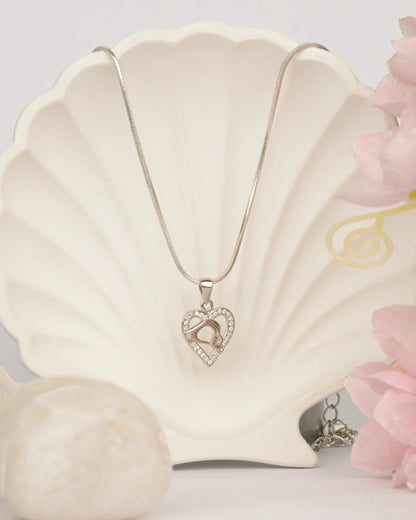 Love Heart Pendant - Chain Pendant