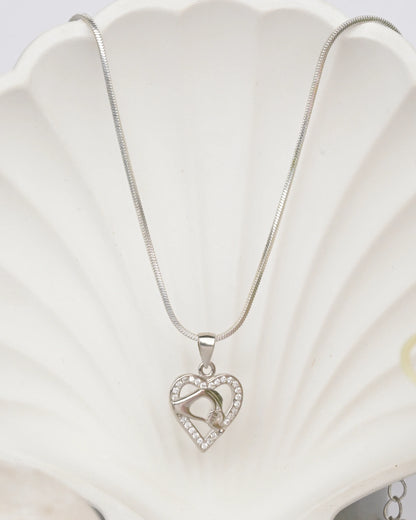 Love Heart Pendant - Chain Pendant