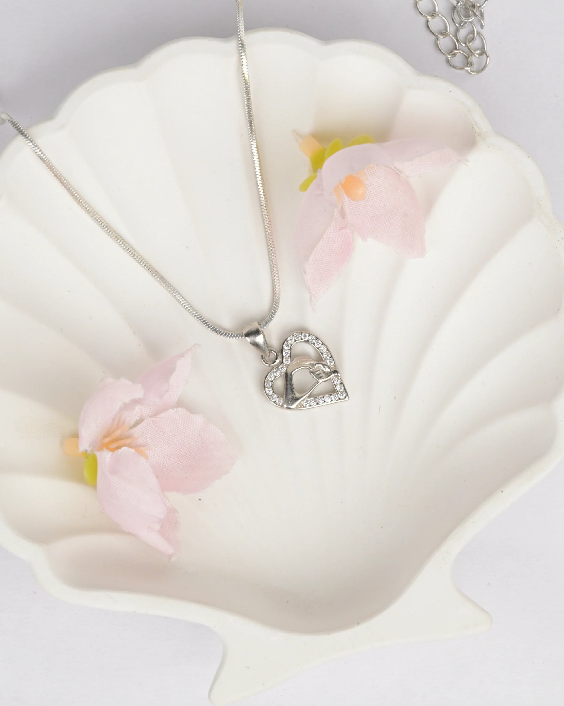 Love Heart Pendant - Chain Pendant