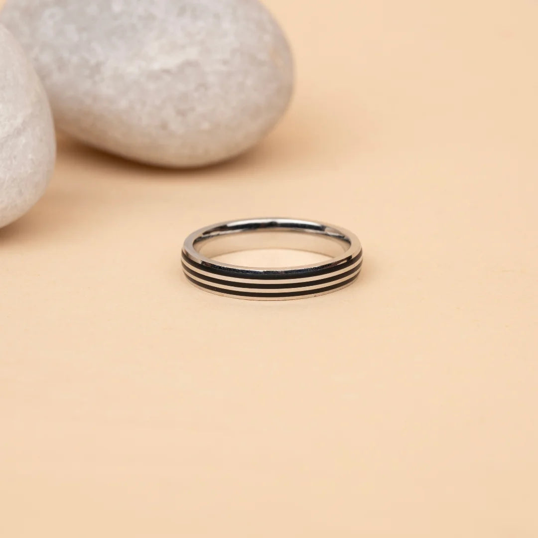 Men’s classic band ring - 17 - rings