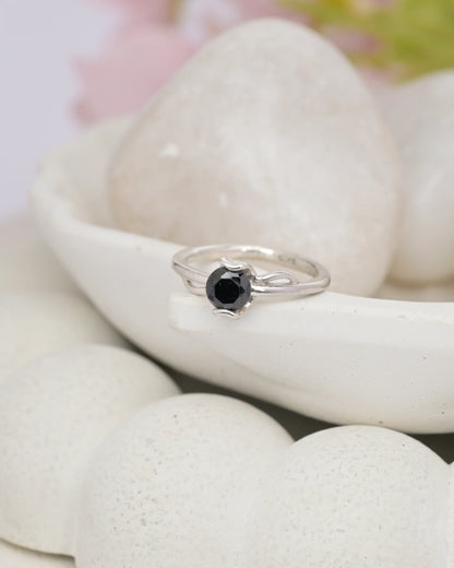 Midnight Bloom Ring - rings