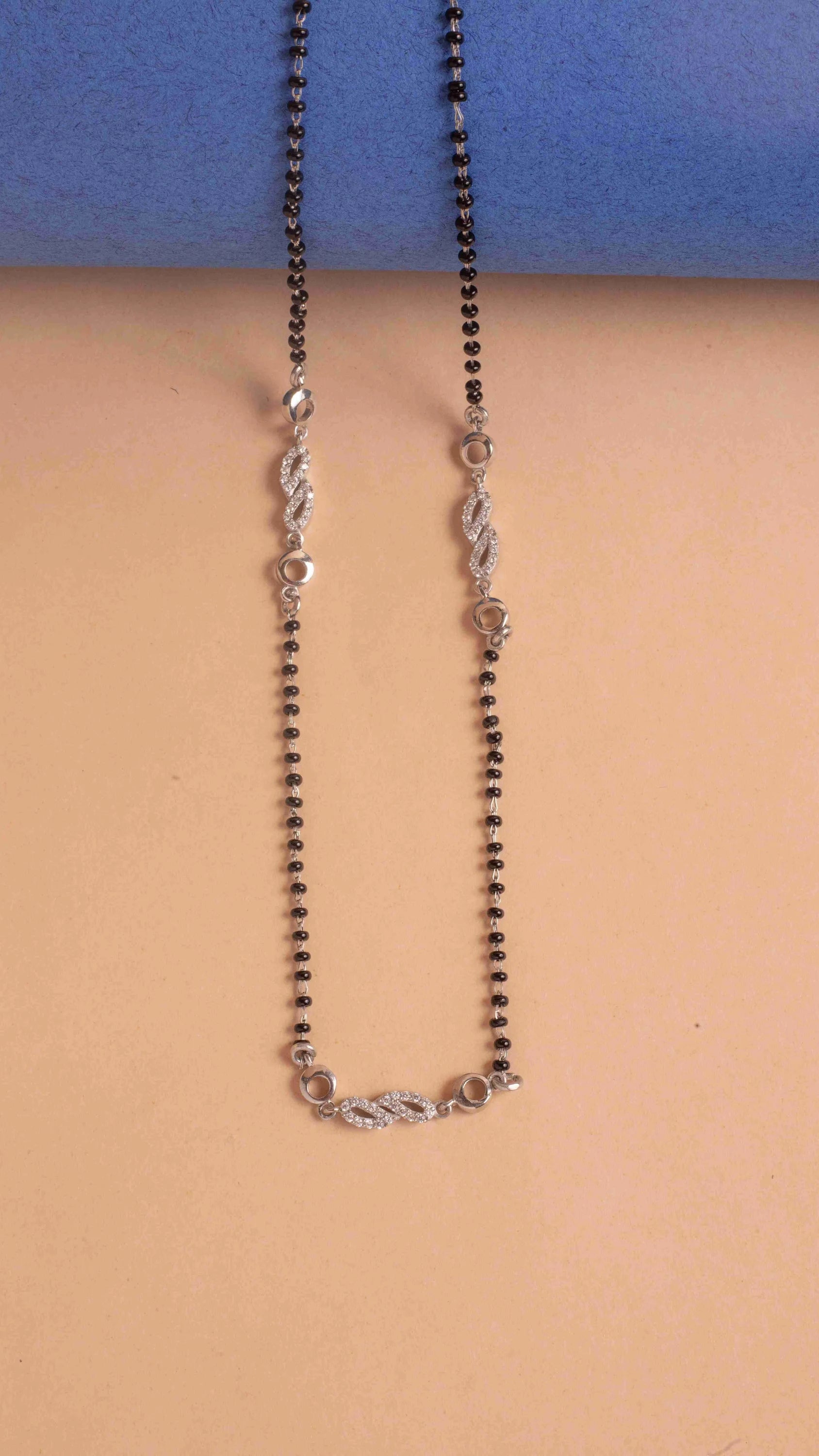 Minimal Silver Mangalsutra - Mangalsutra