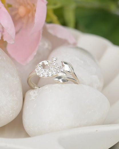 Peacock Sparkle Ring - rings