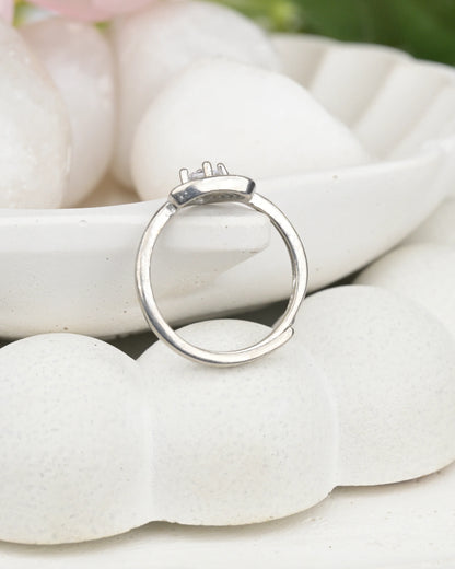 Petite Heart Glow Ring - 17 - rings